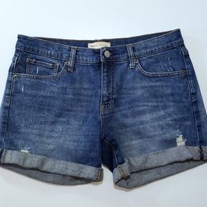 GAP Distressed Cuffed Jean Shorts